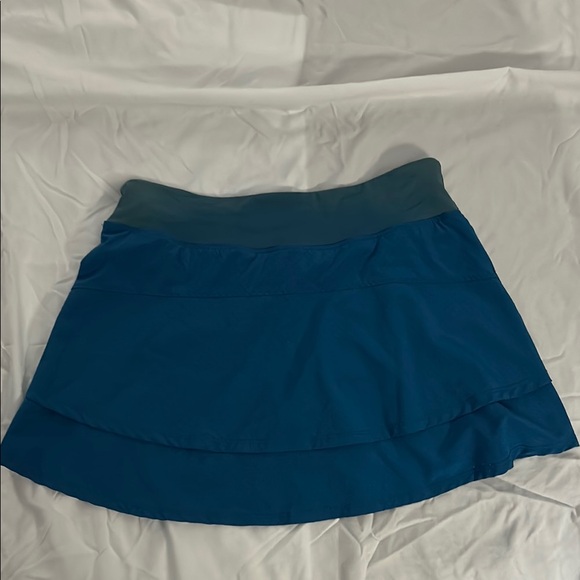 Lija Blue Skater Mini Skirt for Athletic Occasions - Picture 3 of 4